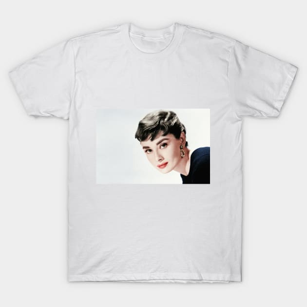 T shirt audrey hepburn on sale